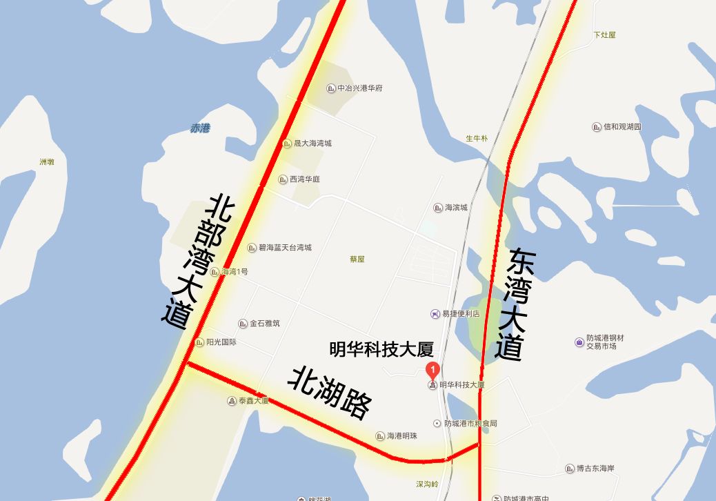 位置:防城港市港口区东兴大道(桃花湖转弯旁)