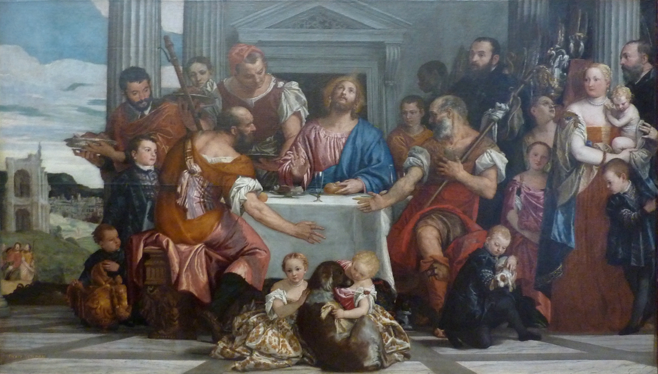 《以马忤斯的晚餐》(the supper at emmaus,委罗内塞(约1559年),2.