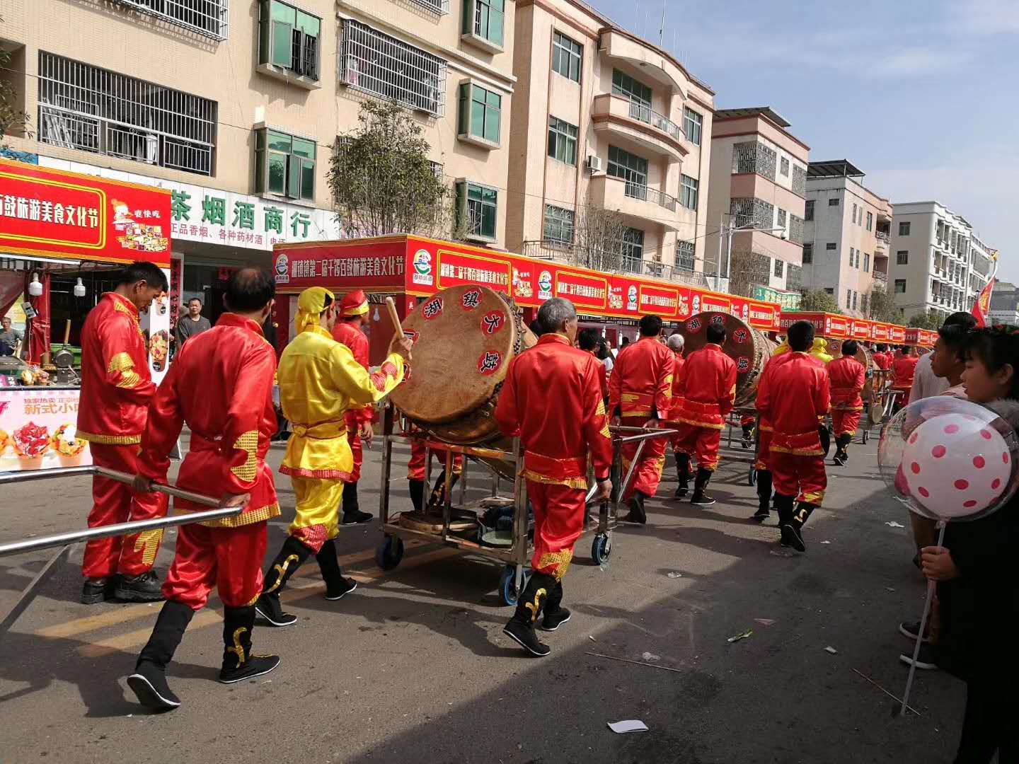 广东省大鼓之乡博罗湖镇镇千锣百鼓将申报吉尼斯世界纪录