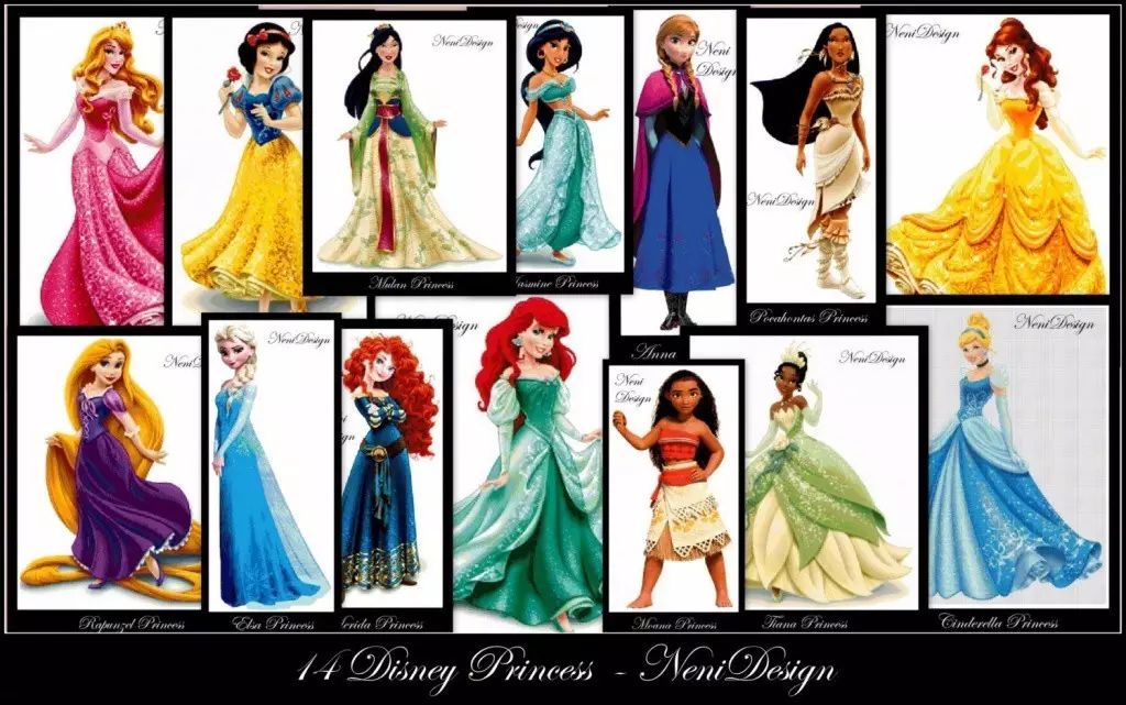 这也是14位迪士尼公主们 首次在同一部电影中相聚!
