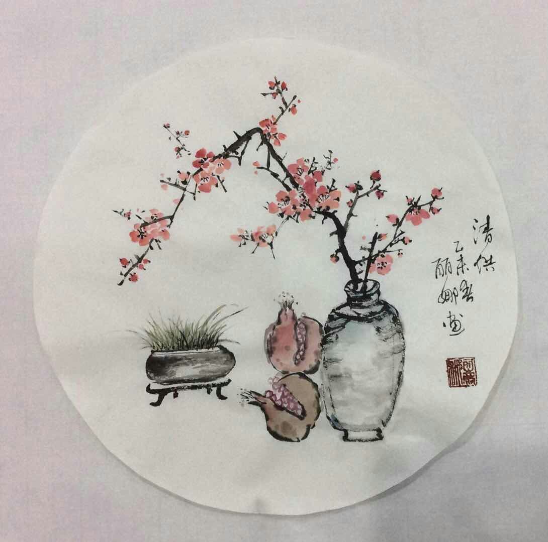 当代著名画家王丽娜国画作品欣赏