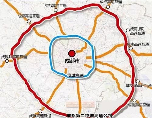 由城区十里店方向前往成南高速, 可选择成金青快速通道经成金青绕城图片