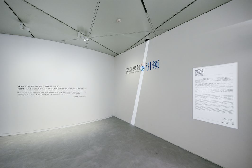 本次展览也是安藤忠雄东京国立新美术馆"挑战"展的姐妹展.