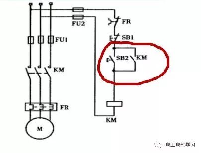 交流接触器自锁正转控制线路的工作原理分析_接线图