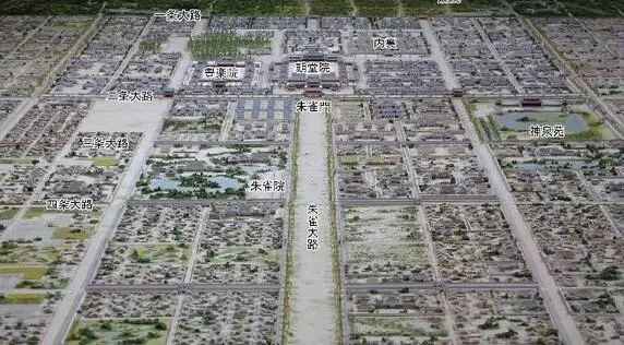这条天街是唐朝都城的中轴线,它还有一个名字叫做