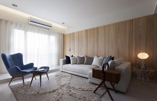 76㎡现代台式二居,木质沙发墙,真心漂亮!