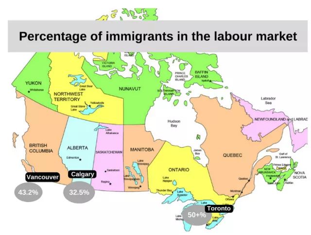 加拿大劳动市场人口数据_加拿大人口分布图