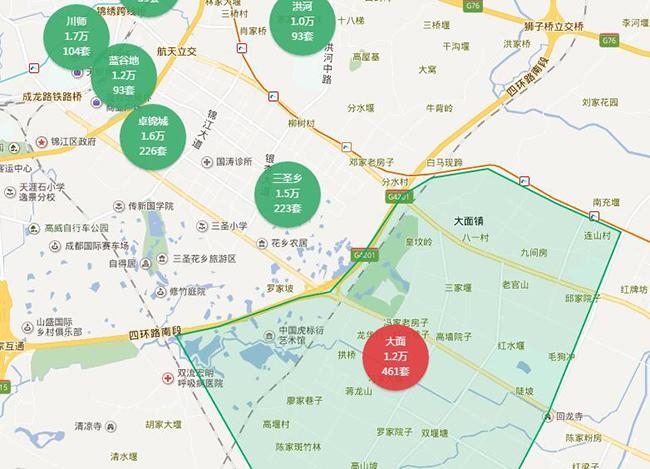 实探龙泉驿大面板块 地价拍到1.1万元/㎡ 世茂大盘无房可买