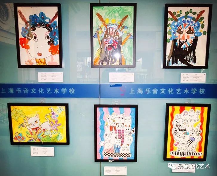 乐音画展|乐音学校国顺东路校区画展 火热进行中!