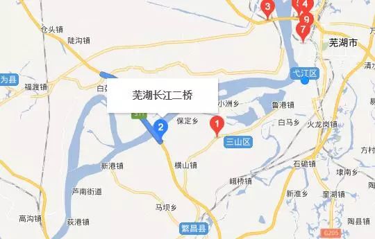 好消息芜湖长江公路二桥今日正式通车全国高速网出入口有了三山