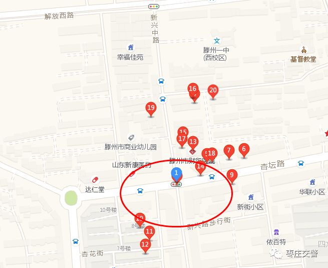 滕州市右转受红绿灯限制路口都在哪儿!