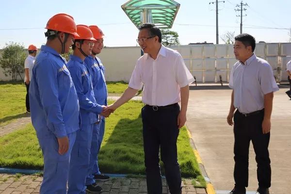 浙能集团董事长,党委书记童亚辉,总经理柯吉欣一行检查指导浙能天然气