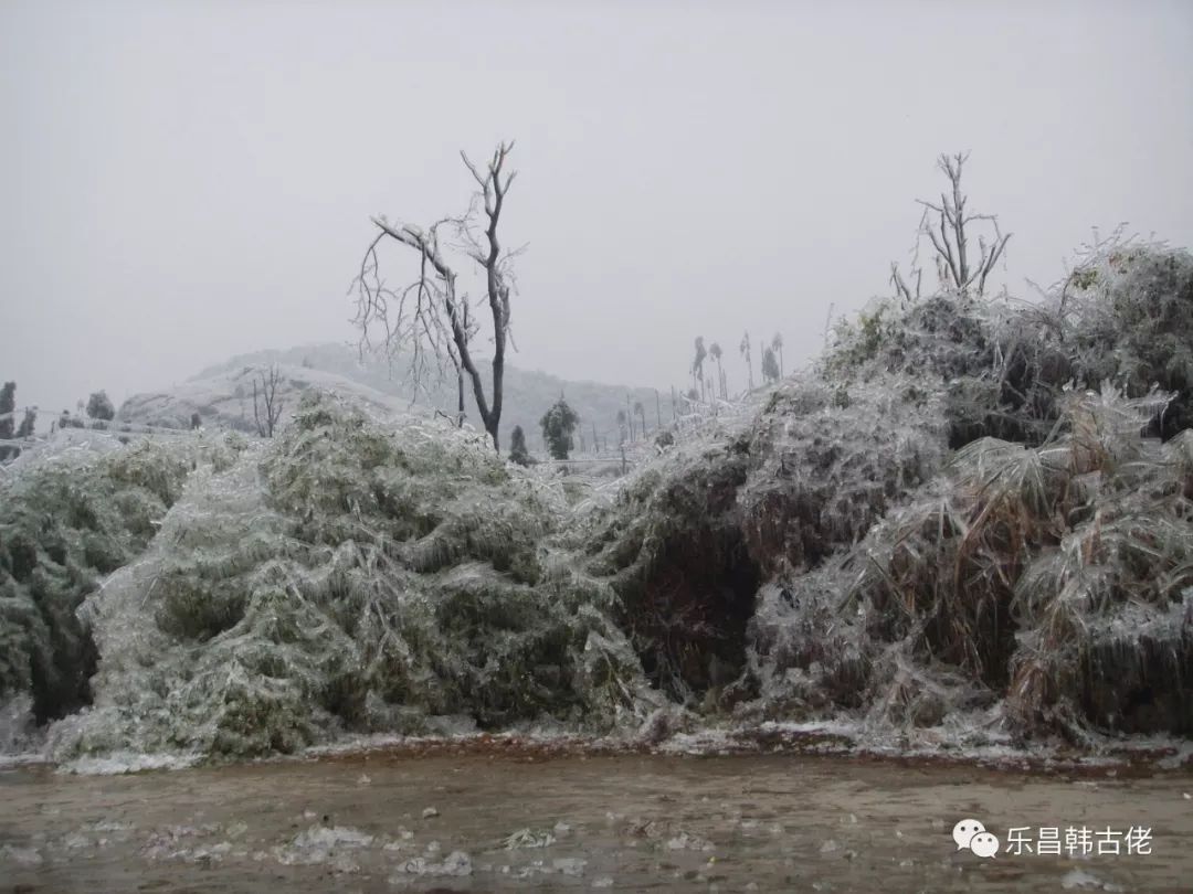 乐昌有一个经常下雪的小镇