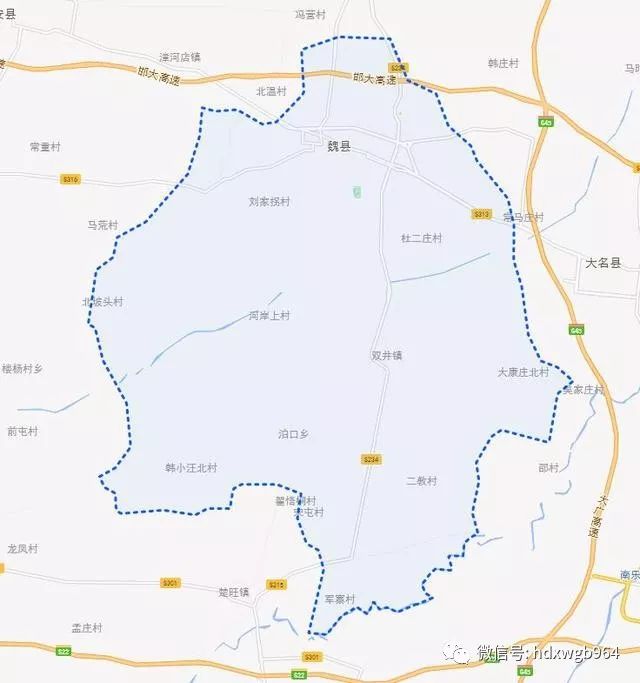 魏县:位于邯郸市南端,与河南省接壤.