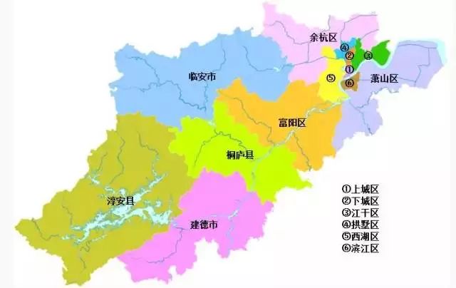 江干区,拱墅区,西湖区,滨江区,萧山区,余杭区,富阳区,桐庐县,淳安县图片