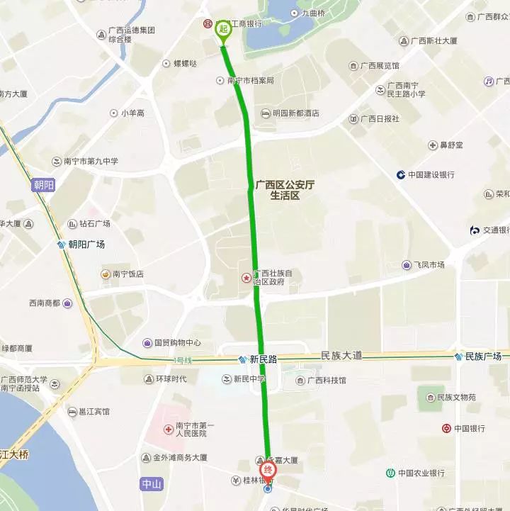 新民路(七星路口至公园路口段)道路维修施工,机动车可绕行公园路