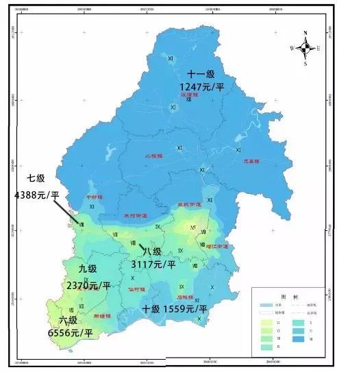 广州各区土地价格地图曝光!从化最低796元/平!从化最