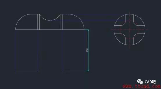 用cad建模一个小零件