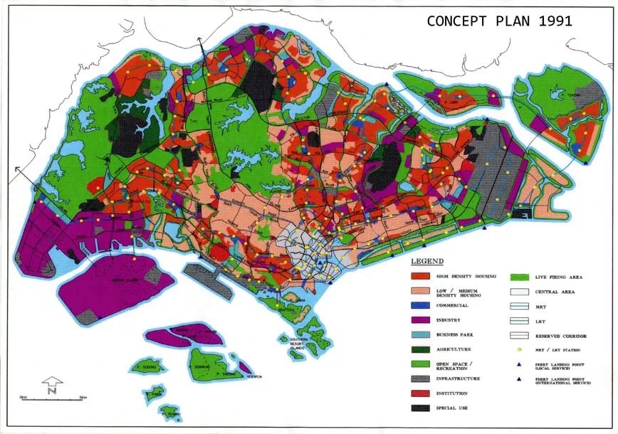 一张蓝图如何绘到底——新加坡概念规划发展脉络