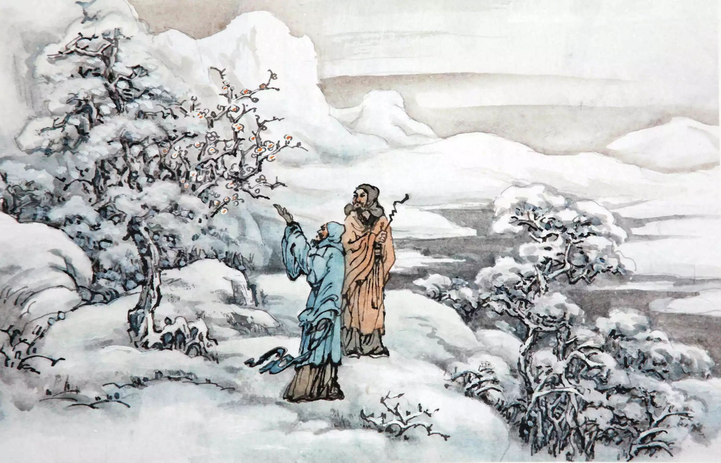 【一月 踏雪寻梅—雪梅