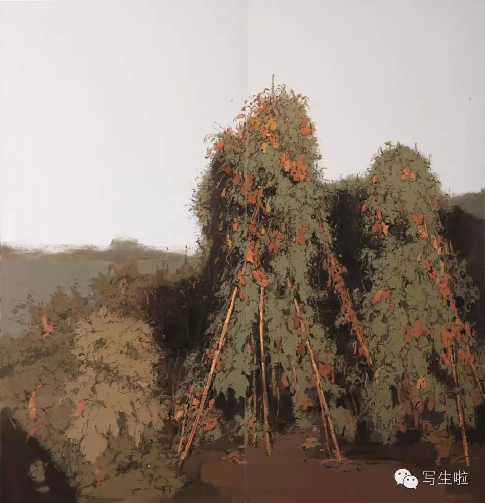 写生啦荒凉之美陆庆龙风景作品