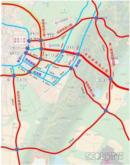 两地距离最短,车速最快的高速公路.