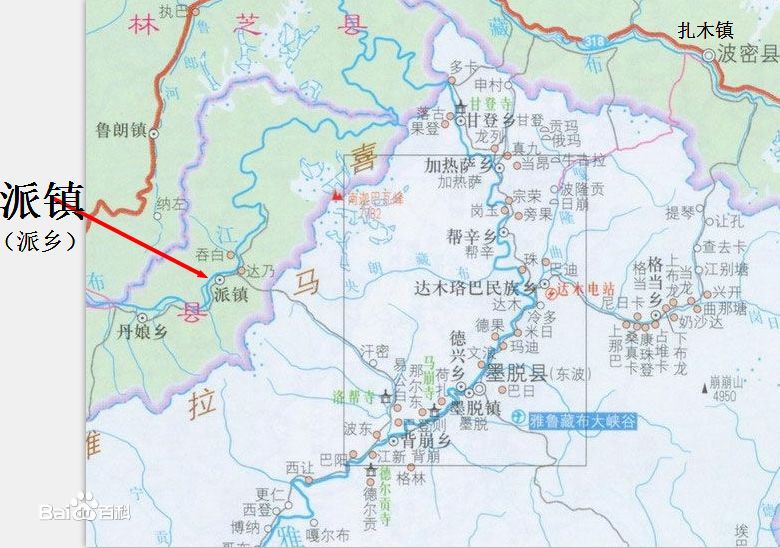 派墨农村公路的建成,将使通向墨脱的公路的可通行时间提升到9个月.