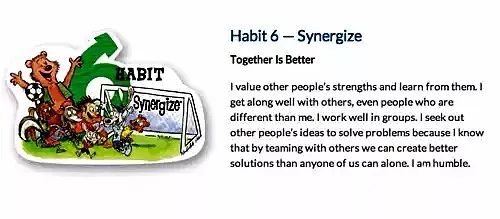 6.synergize - together is better