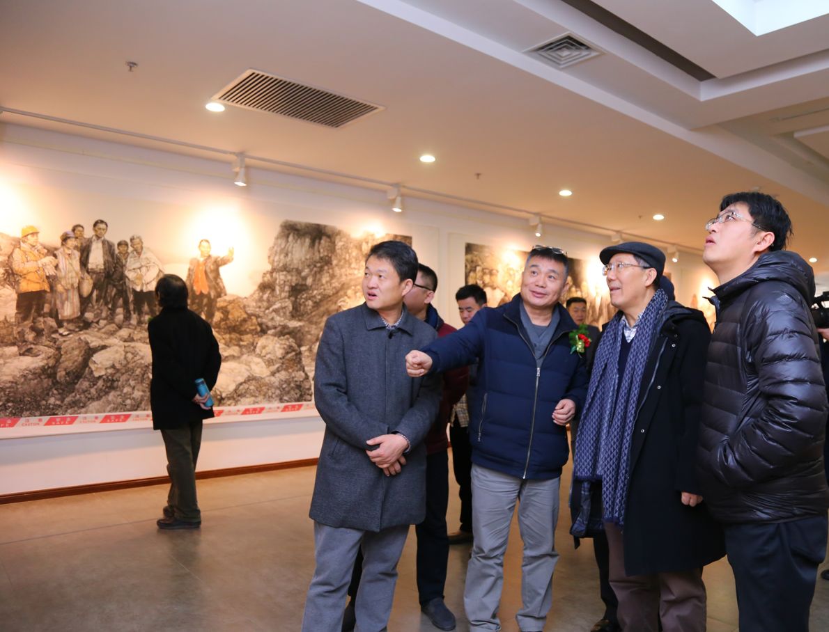 著名画家王珂教授中国画作品展在大鑫美术馆隆重开幕