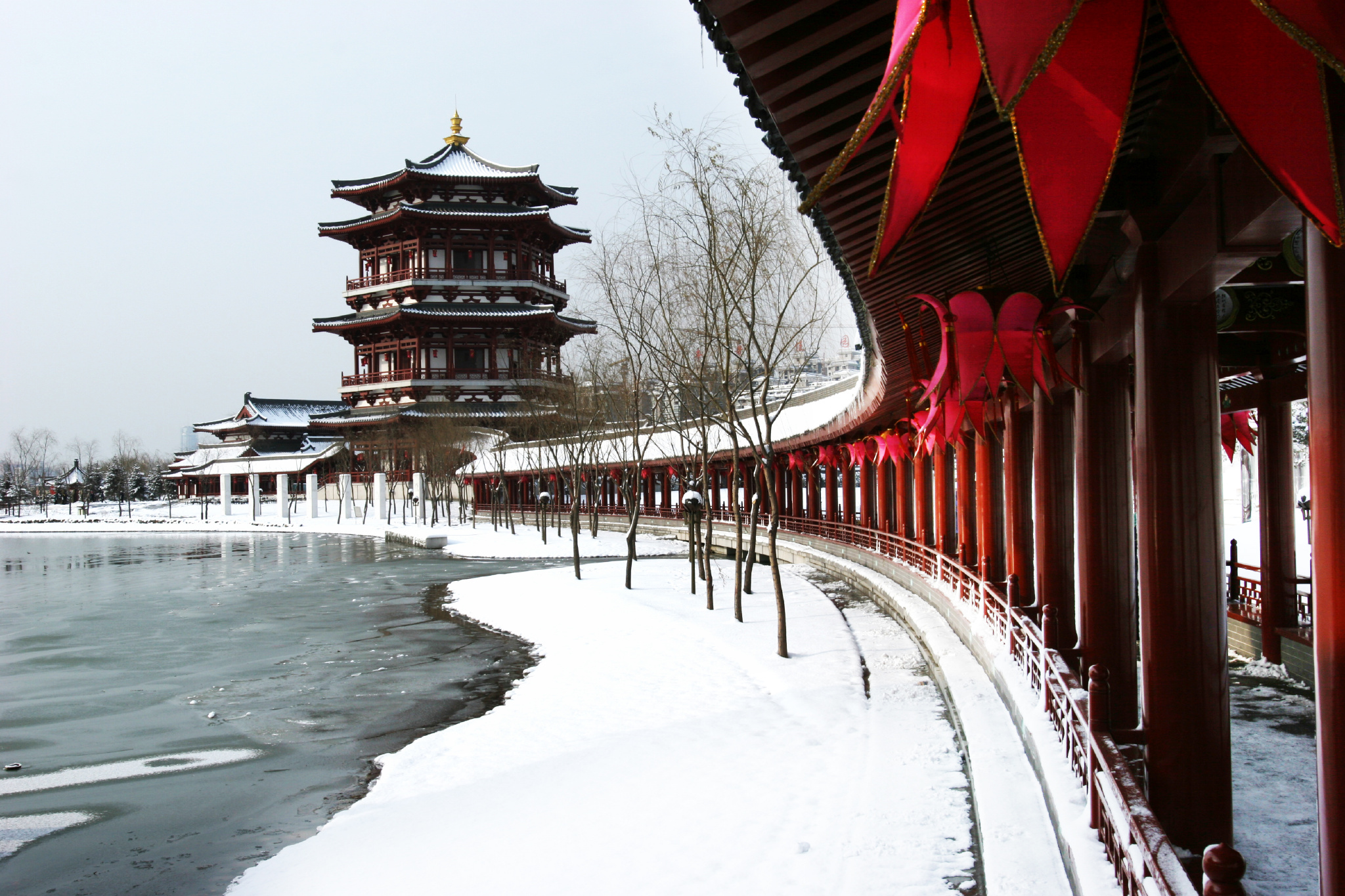 想拍出刷屏的雪后长安,记得要到这些地方蹲点