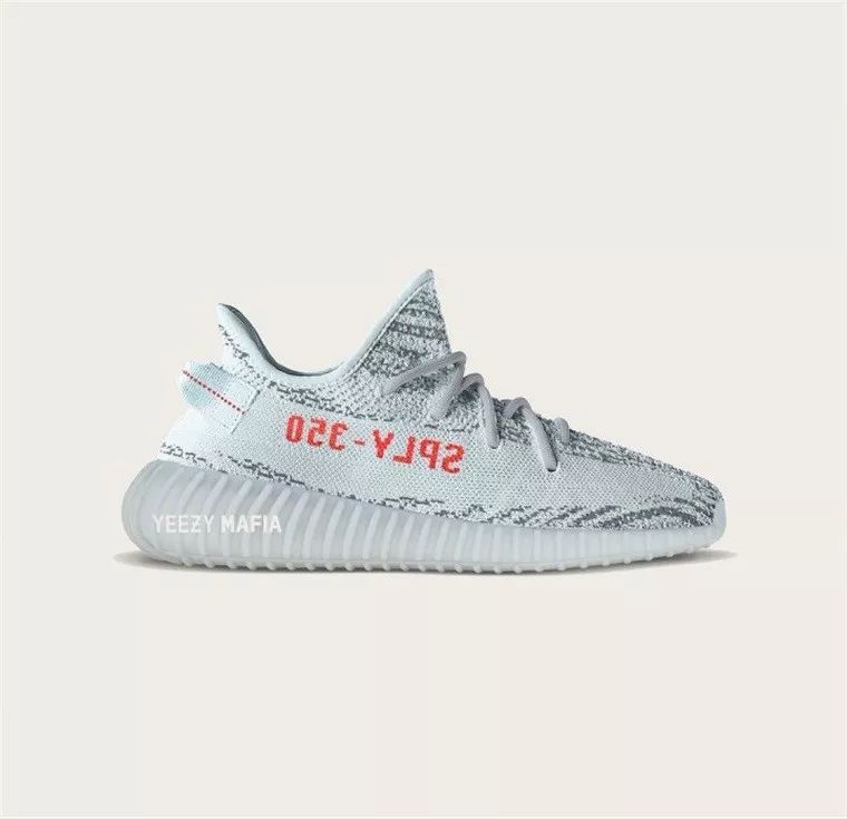 冰蓝配色确实吸睛![cpz潮品追的yeezy怎么样?