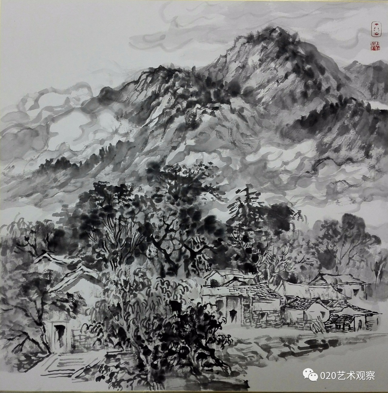 宝安美协20多名画家走进罗浮山写生,与花木山川河流对话