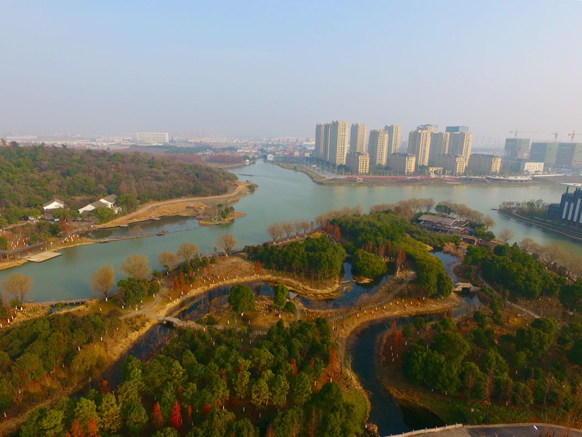 绍兴图说镜湖湿地公园概貌