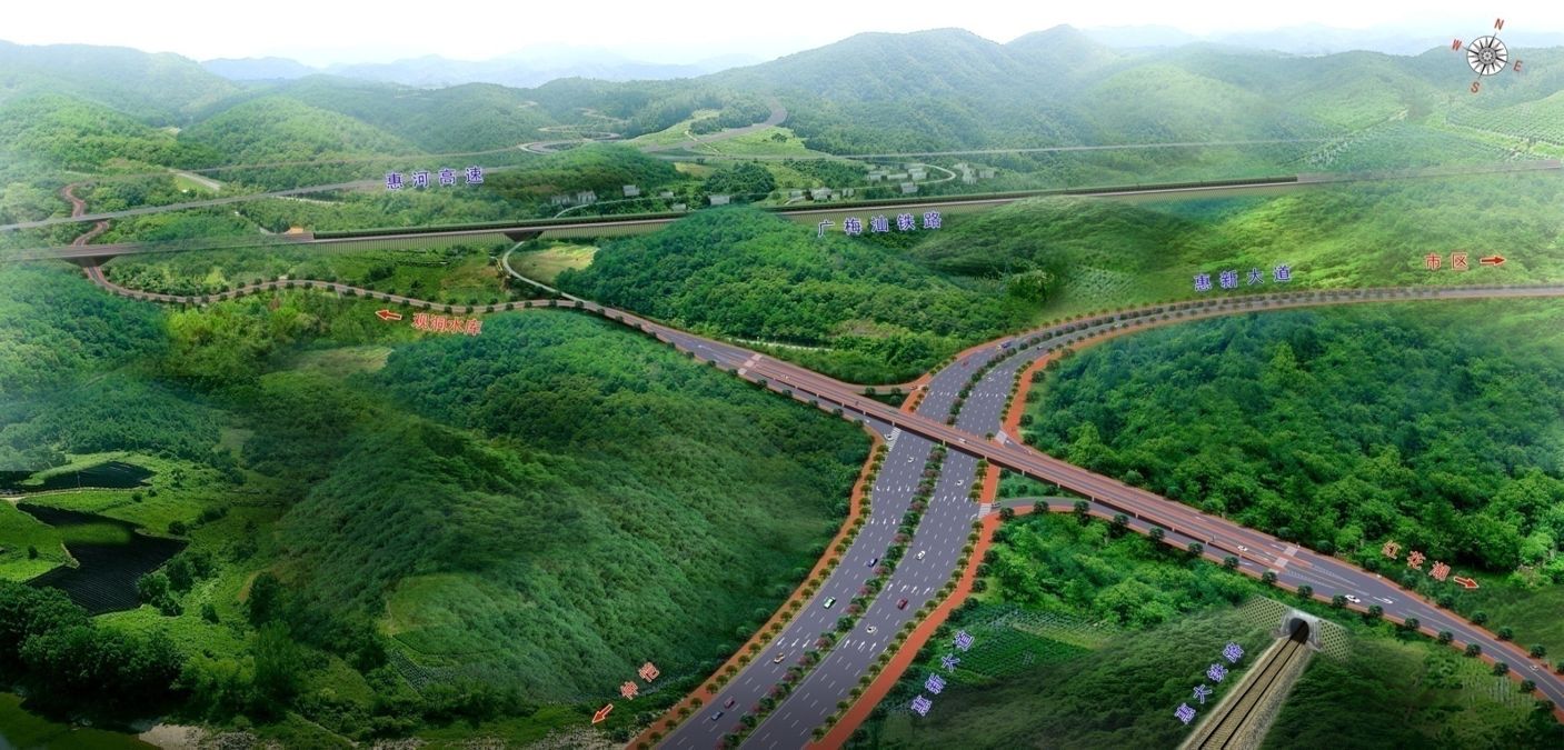 惠州将修一条公路将这两大美景连起来!两种方案想听你的意见!
