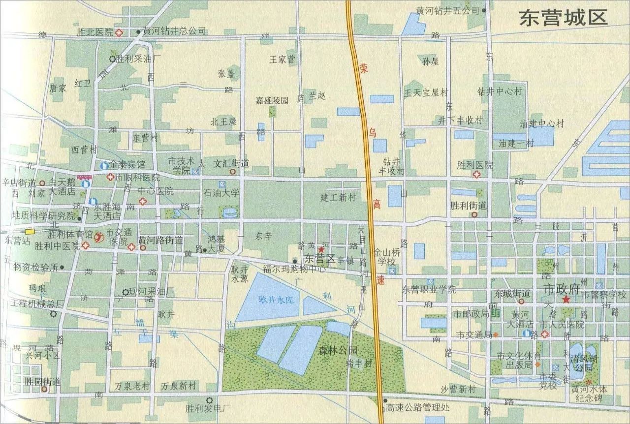 东城版图到了北一路.这张地图应该是在2005年后的.图片