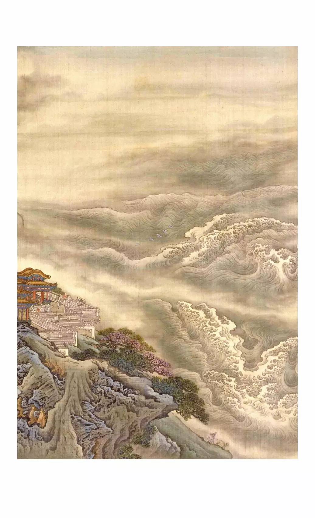 中国画中的那些潺潺流水与波涛汹涌太美