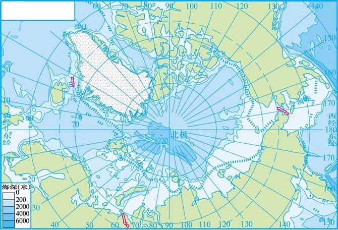 照片名称:北冰洋空白图