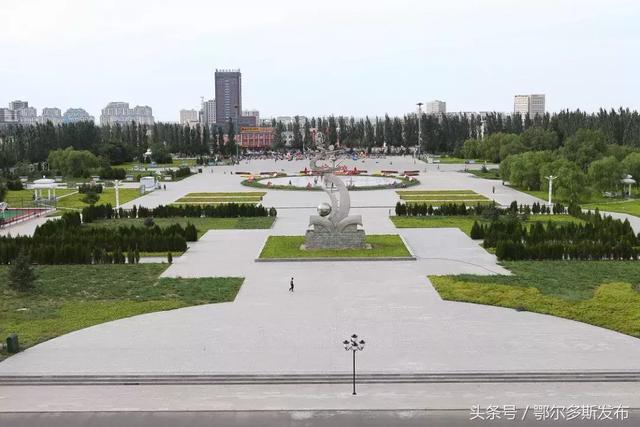 锡尼广场景致公园街边游园杭锦旗滨河路杭锦旗杭锦大街鄂尔多斯市城乡