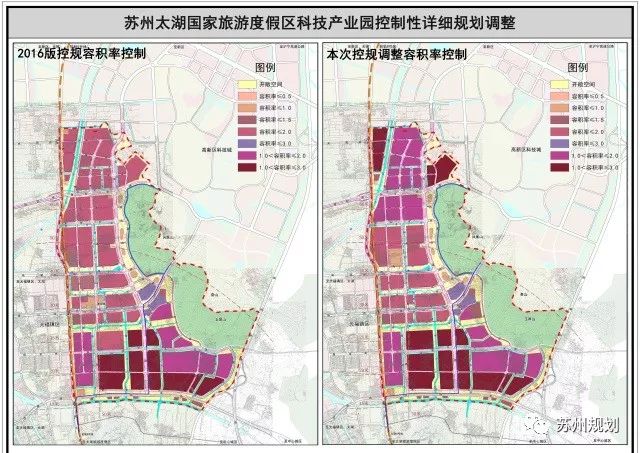 太湖旅游度假区科技产业园规划调整,5处用地发生