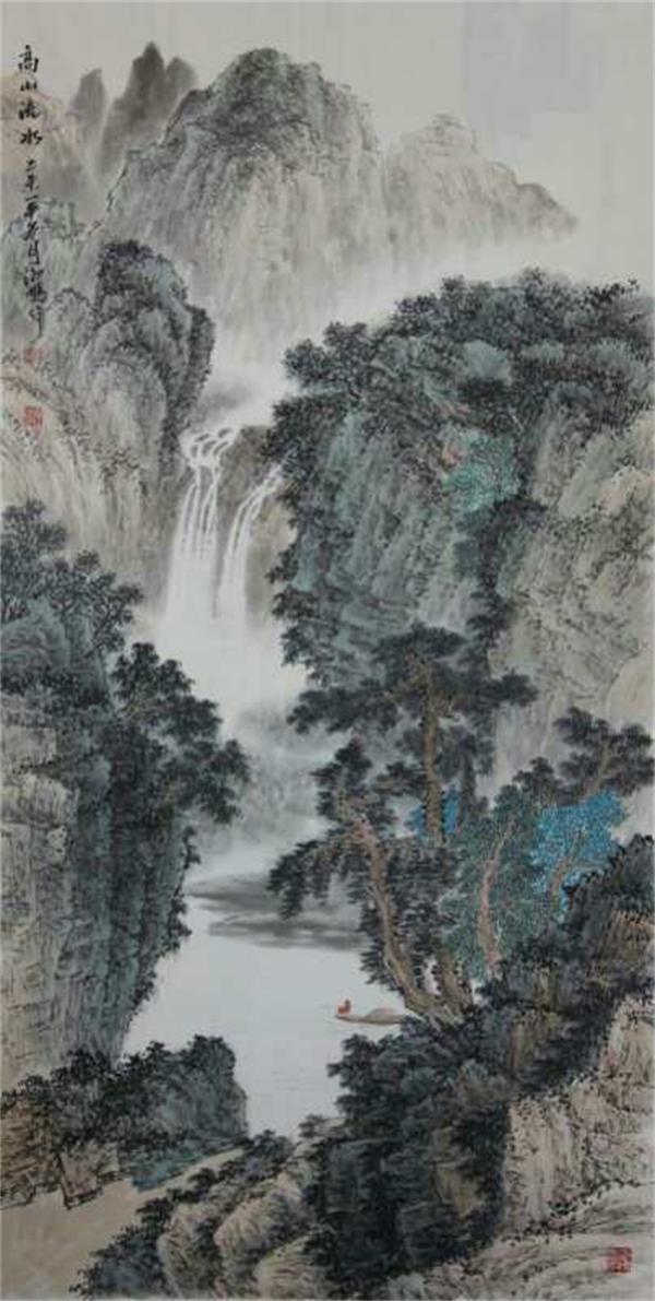 著名画家解海鹏——江山如画 绿水青山