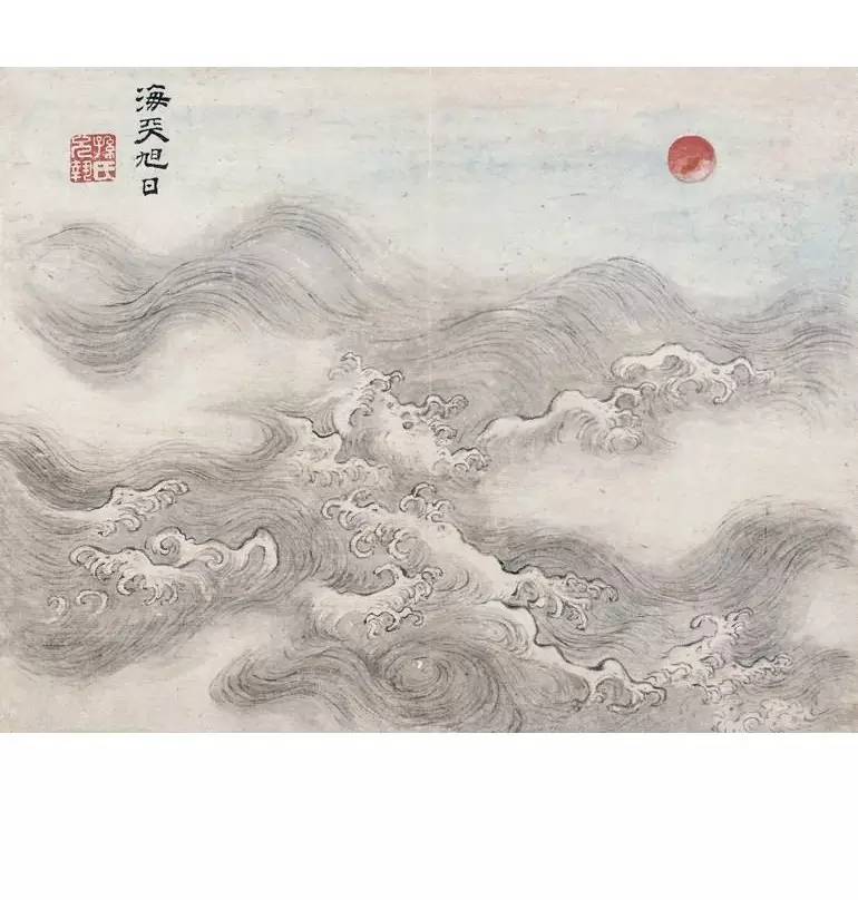 中国画中的那些潺潺流水与波涛汹涌,太美!
