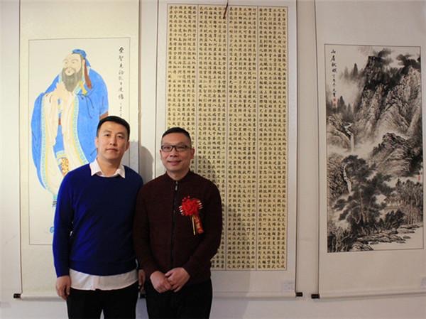 内蒙古通俗文艺研究会迎新书画展在呼市民族美术馆隆重举行