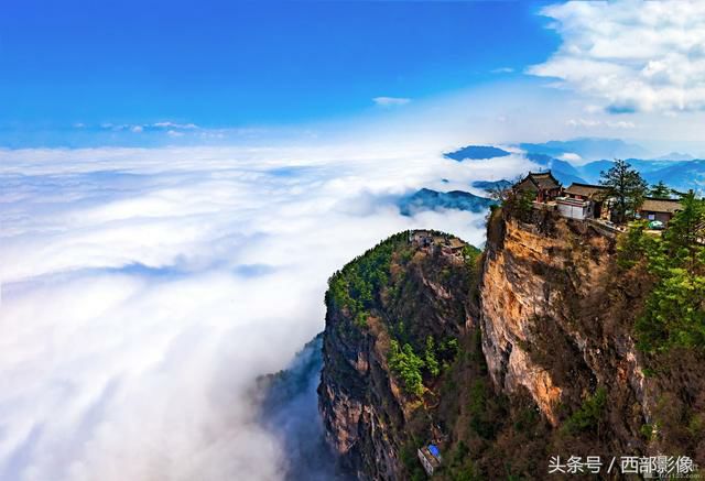 2018陇上峨嵋—雪域鸡峰山,徽成第一景,美爆了(高清组图)