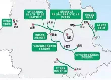 楚雄将新建2条高速公路!快看看各经过你家门口?