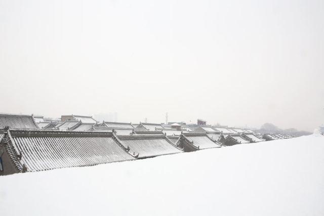 一场初雪,一座千年长安城!