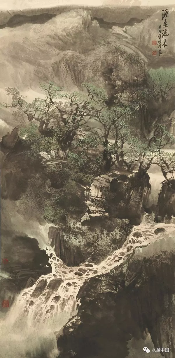 墨色寓神采 情溢山壑间-著名画家陈学良作品赏析