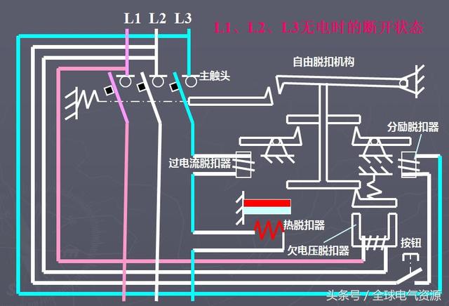 断路器工作原理图