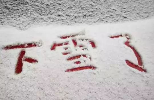 寿县下雪了,真的下雪了 !朋友圈都被刷屏啦!