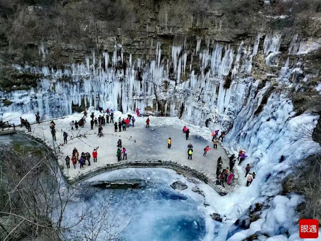 1月7日周日冰挂奇观山西张家界山西通天峡冰雪节看冰挂奇观玩冰雪世界