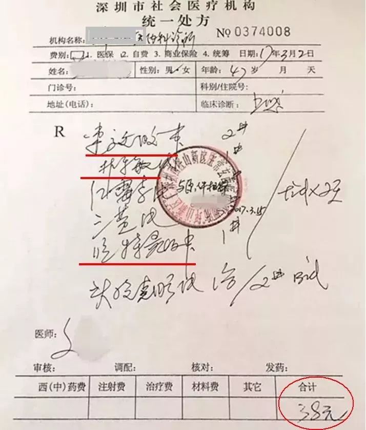 只因这张处方开了6种